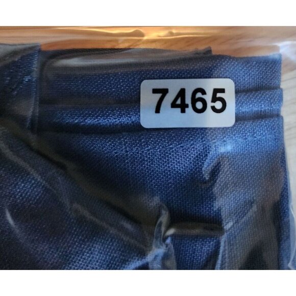 The Havanera Co Blue Embroidered Short Sleeve Button Up Shirt Size L Linen Blend - Picture 12 of 12